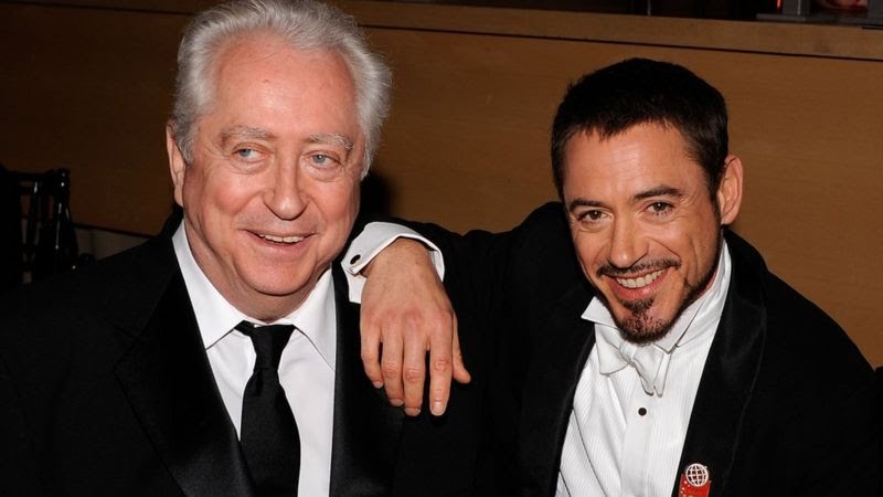 Robert Downey Jr. with his father