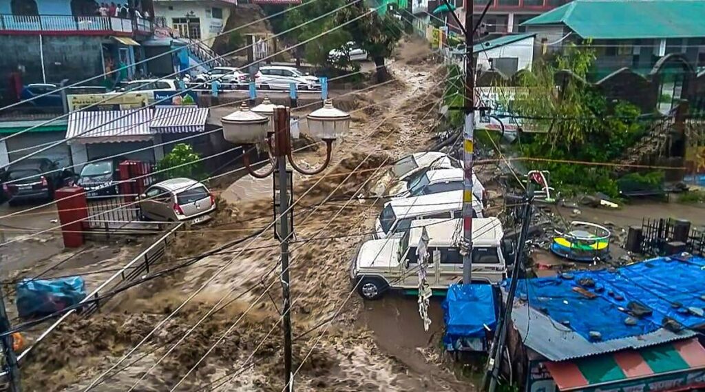 Flood in Dharamshala