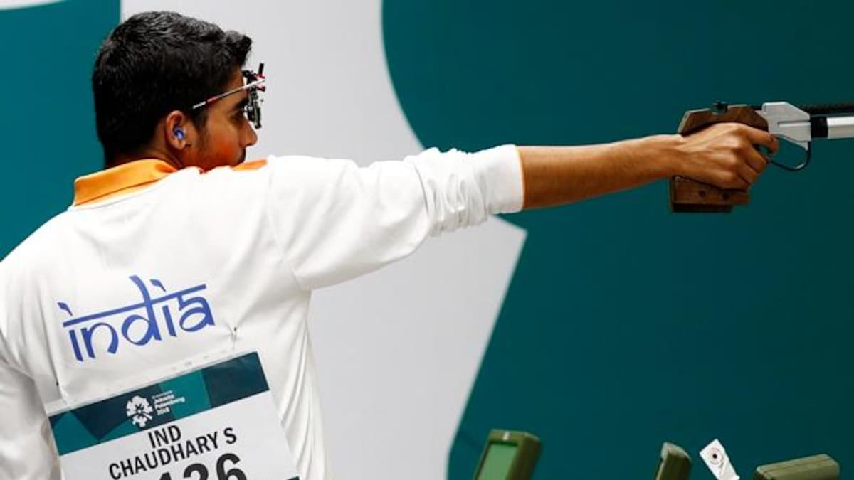 Saurabh Chaudhary finished seventh in shooting