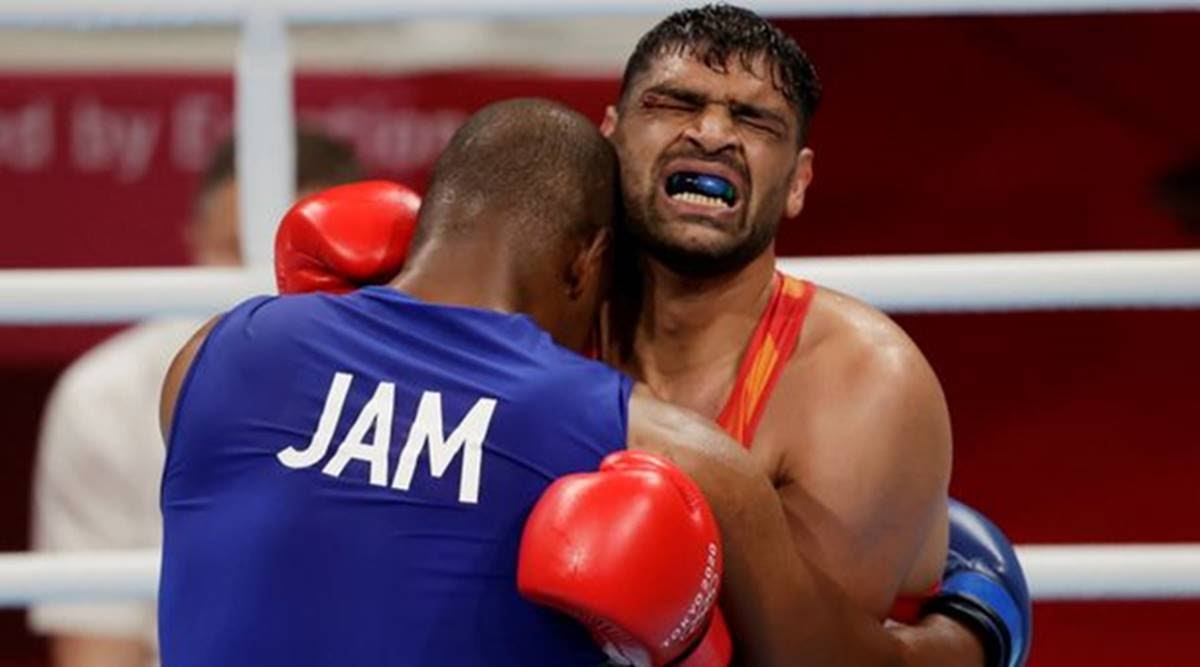 Satish Kumar Fought with 13 stitches in the Tokyo Olympics