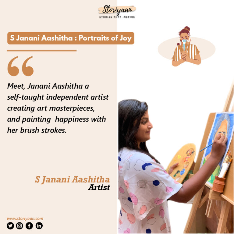 S Janani Aashitha- Portraits of Joy