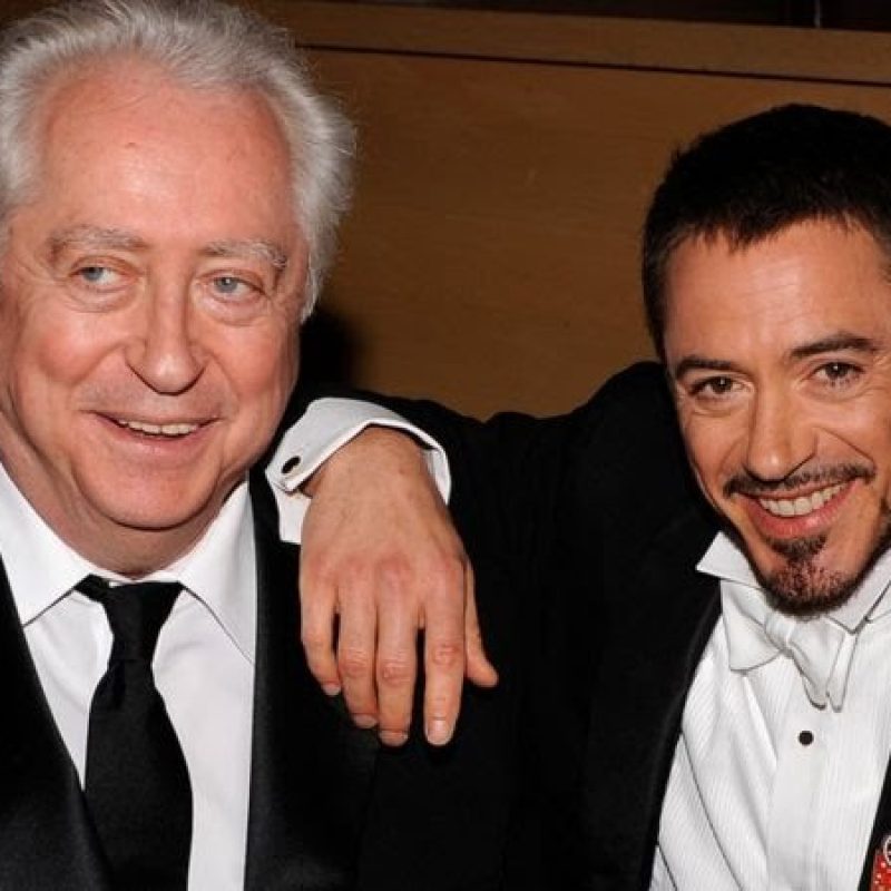 Robert Downey Jr. with his father