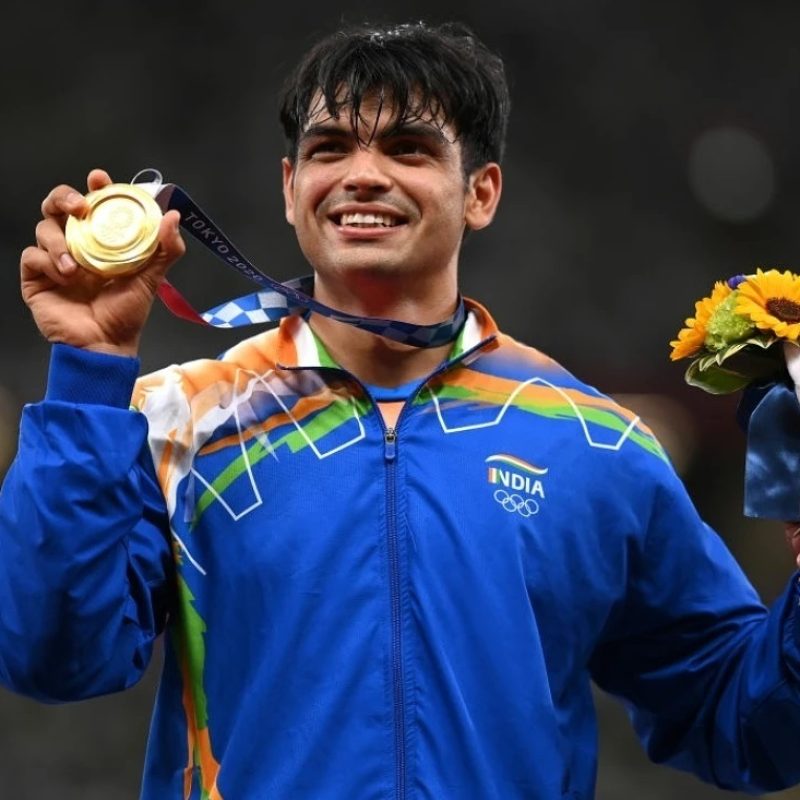 Neeraj Chopra wins gold in men's javelin throw event in the Tokyo Olympics