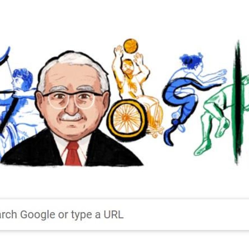 Google Doodle on Sir Ludwig Guttmann's birthday