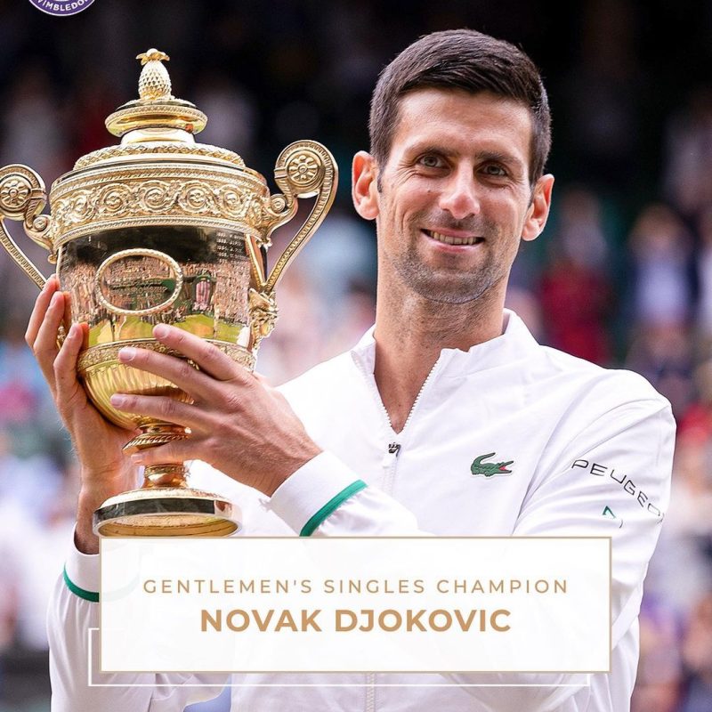 Wimbledon 2021 Men's Singles Winner