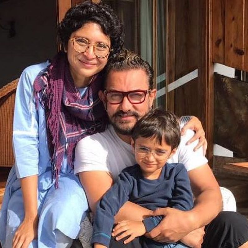 Aamir Khan and Kiran Rao with their son